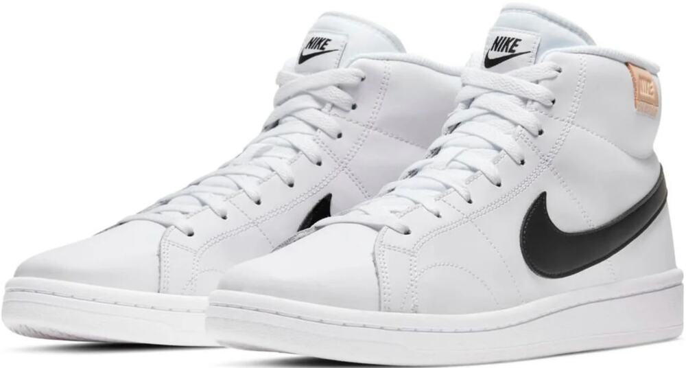 Nike Court Royale 2 Mid Sneakers Shoes Lace-Up Basketball White Onyx 7